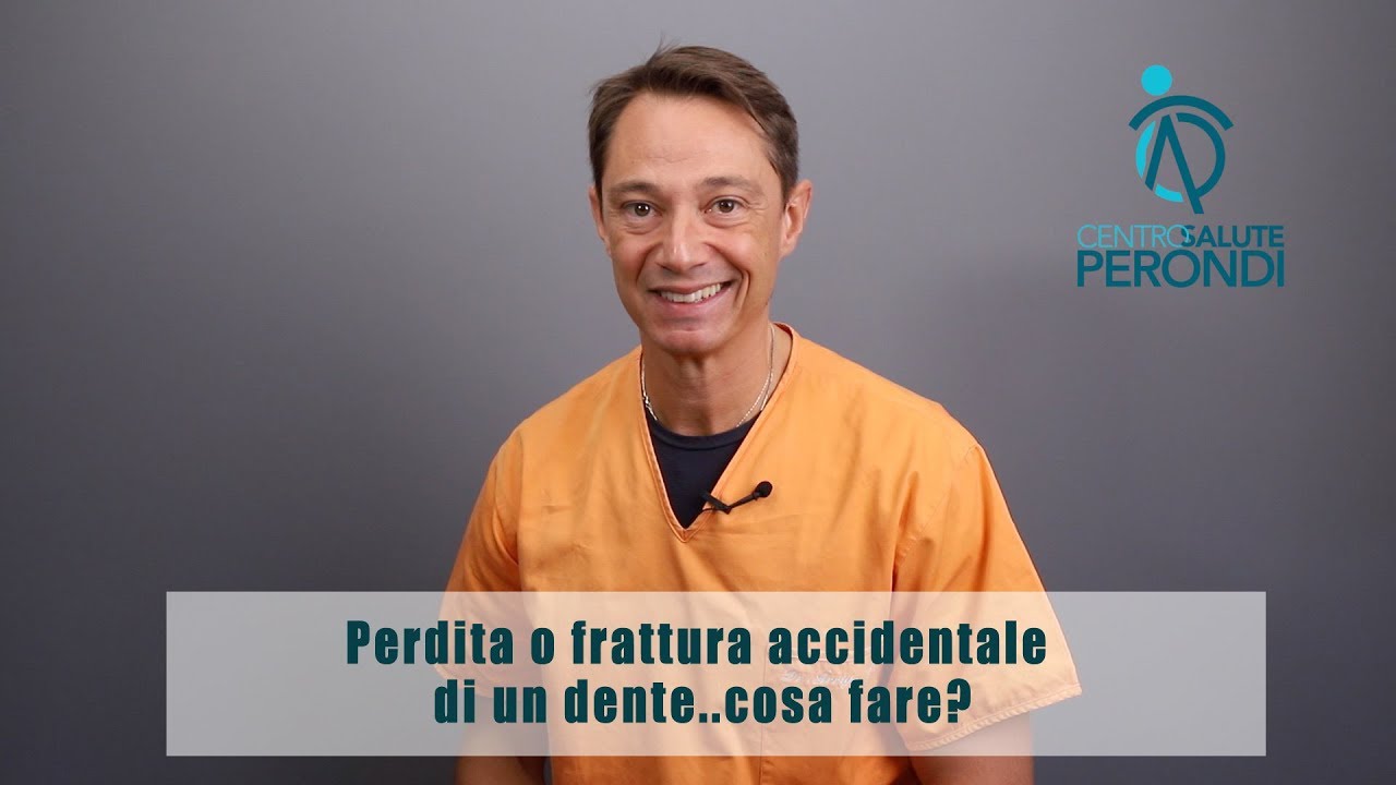 Perdere o fratturarsi accidentalmente un dente..cosa fare?