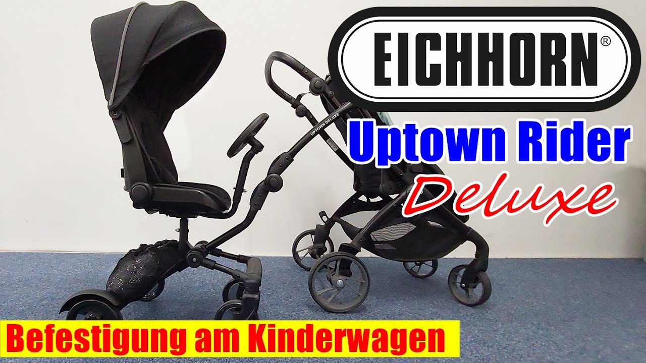 EICHHORN Uptown Rider DELUXE - Geschwistersitz fr Kinderwagen und Buggys
