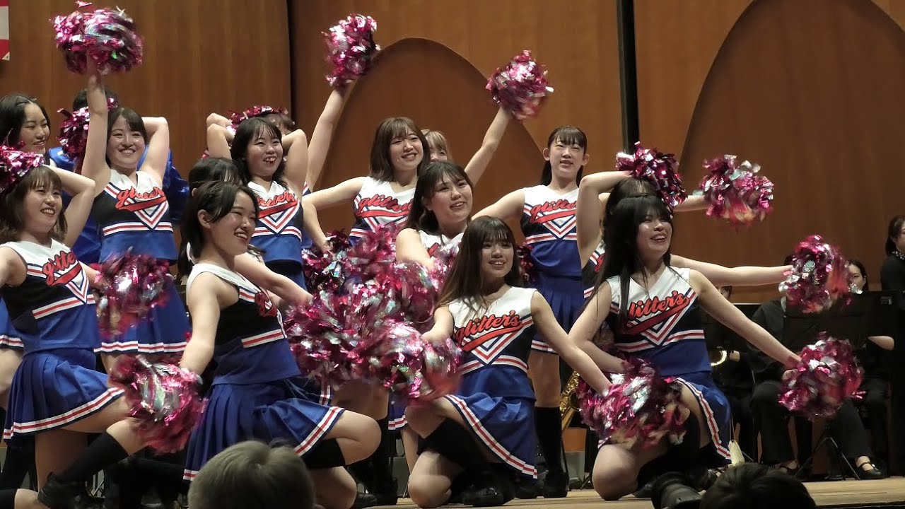 【学生チア】千葉県市民吹奏楽団フェスティバル・チアステージ①　20230318