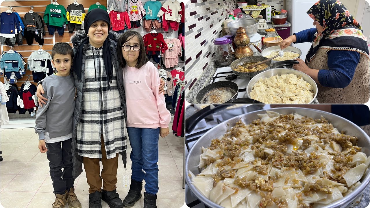 Öğlen yemeği Güler’le alışveriş kayınçıya tencere aldık