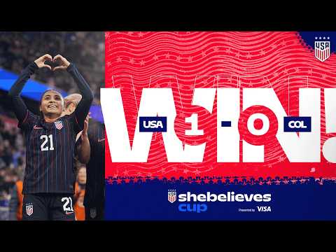 Alyssa Thompson BANGER For The Win! 🏆 | USWNT 1-0 Colombia | SheBelieves Cup Highlights — football highlights