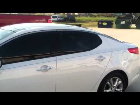 2012 Kia Optima window tint - YouTube