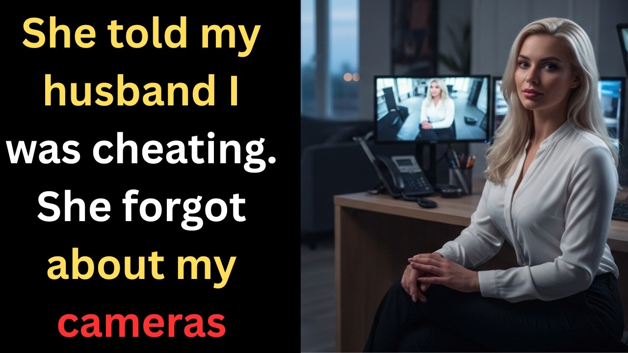 She told my husband I was cheating — she didn't know I had the cameras.