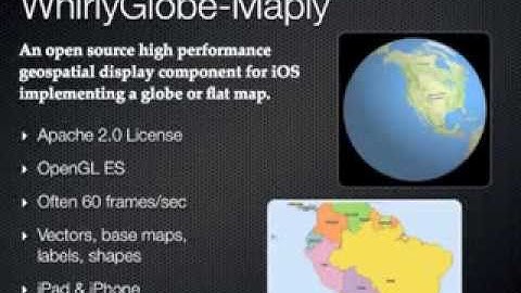 Geospatial Data Display with OpenGL ES for iOS