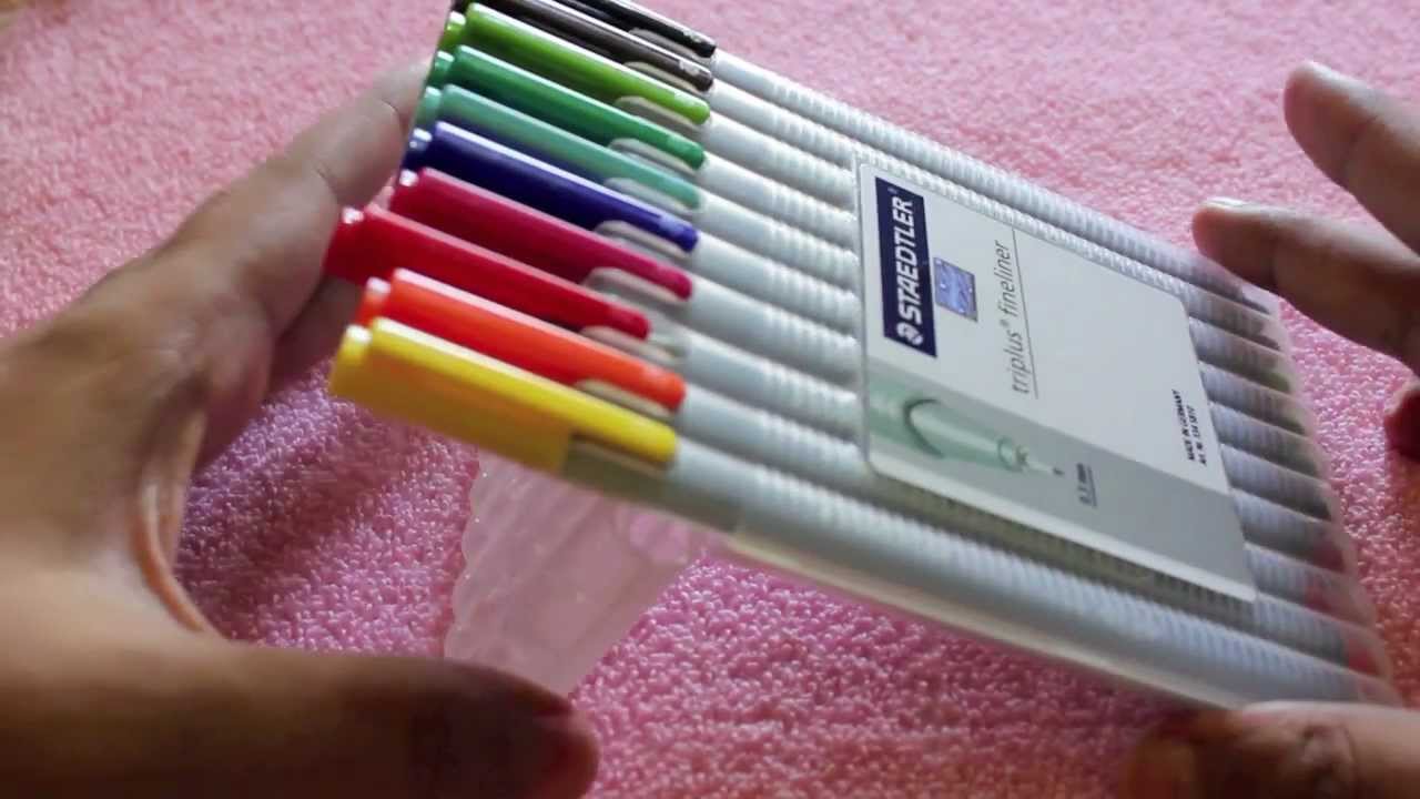 Staedtler TriPlus Fineliner Pen Set, 10