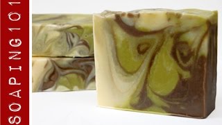 Churn Swirl Soap Making Technique