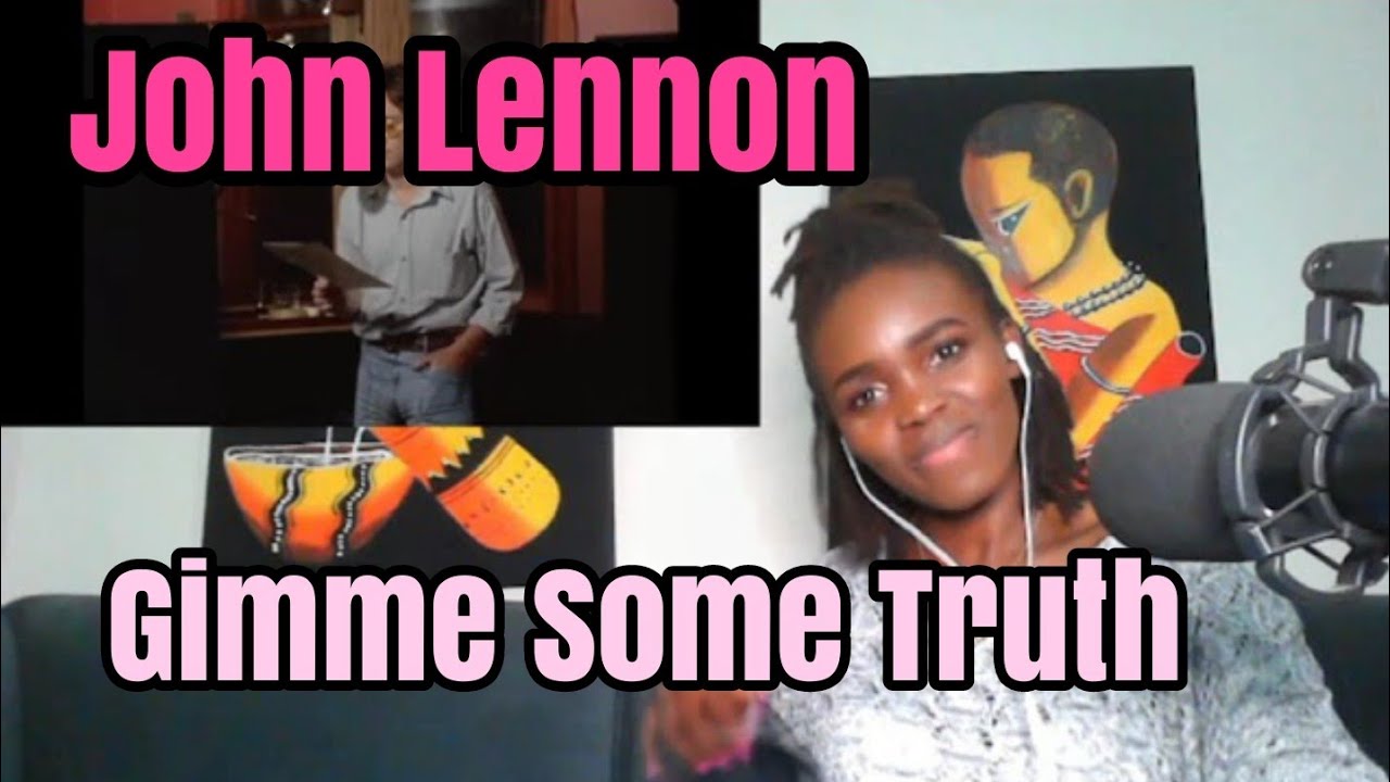 African Girl Reaction To Gimme Some Truth (live vocal out-take)