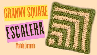 Aprende a hacer el Granny Square ESCALERA del fascículo nº 23 de la Manta Susimiu! 🧶