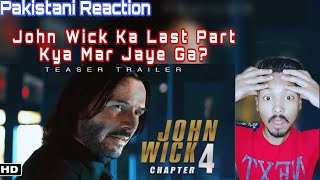 John Wick Chapter 4 official Trailer in Hindi Reaction Review|Pakistani Reaction|Arman Reaction Khan