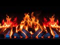 Peaceful Sleep Ember Calm 12H Cozy Fireplace With Rising Flames And Warm Red Glow 