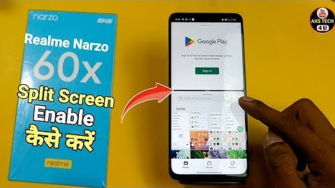 How To Enable Split Screen in Realme Narzo 60x | Realme Narzo 60x में Split Screen कैसे करें |