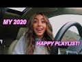 MY HAPPY PLAYLIST 2020 + drive w/ me :)