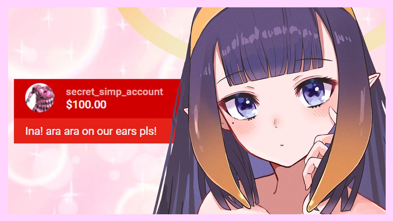 $100 for Ina to whisper Ara Ara in your ear...