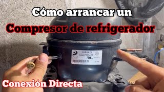 Direct connection, how to start a refrigerator compressor