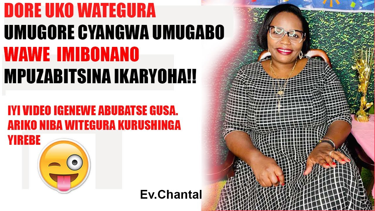 REBA UKO WATEGURA UMUGORE CYANGWA UMUGABO MUKAJYa MUBIKORA BURI MUNSI😋 Niba wubatse menya ibi🥰