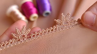 Fistikli Çeyi̇zli̇k Oya Modeli̇ Yapimi