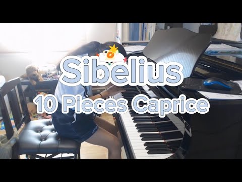 Sibelius ｢10 Pieces Caprice/カプリス ( Op.24-3)｣(ピアノ歴7年 中学1年生)