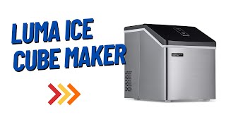 Comfort Clear Ice Cube Maker Machine, First Cubes In 15 Minutes 28 Lbs. Of  Ice In 24 Hours