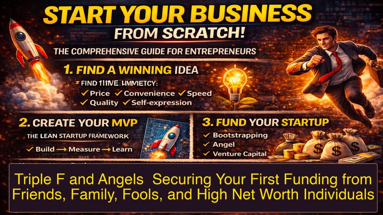 Triple F and Angels  Securing Your First Funding from Friends, Family, Fools, and High Net Worth
