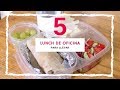 5 OPCIONES DE LUNCH PARA LLEVAR A LA OFICINA