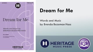 Dream for Me (Two-part) - Brenda Bozeman Hass