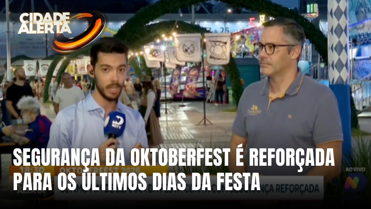 Último fim de semana da Oktoberfest 2026 terá ações especiais de segurança