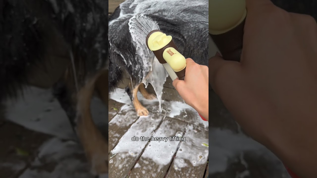 Dog bath hack 😍