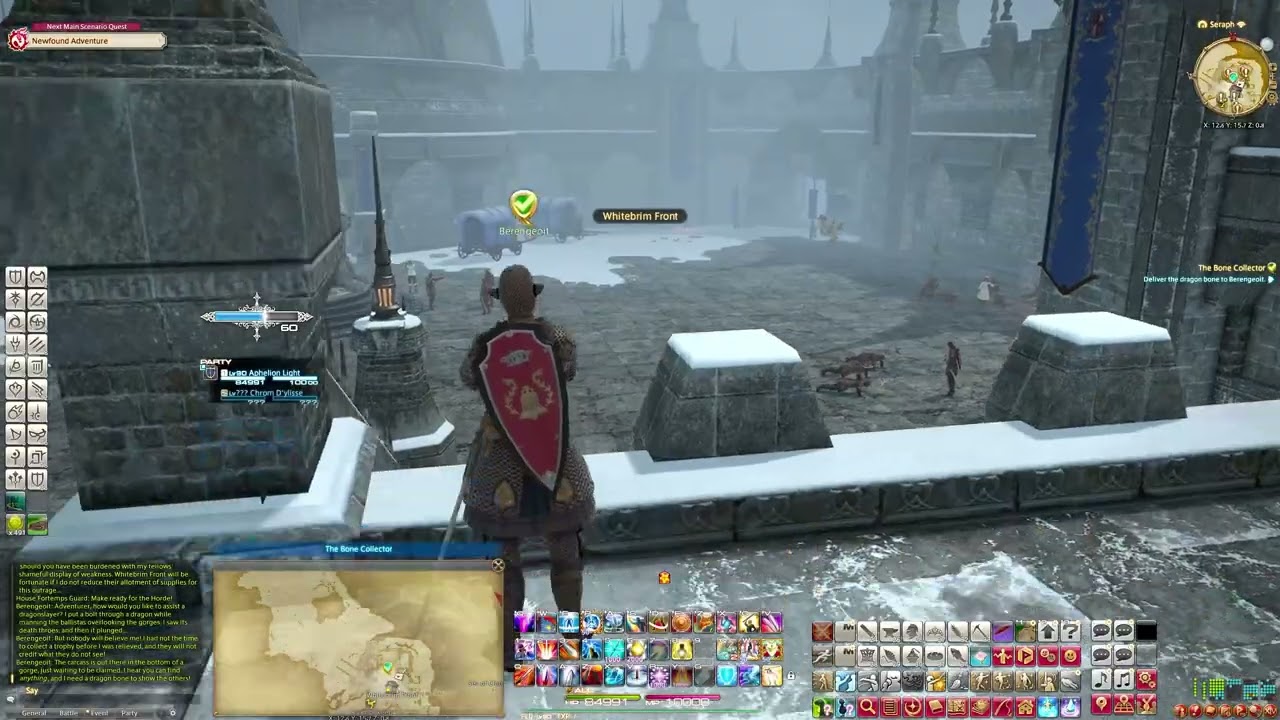 First-Person POV Final Fantasy XIV | [The Bone Collector | Central Coerthas Side Quest LVL 40]