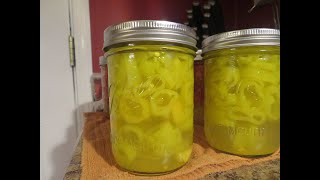 How To Pickle Banana Peppers | Canning Pickled Banana Peppers | Preserving The Harvest