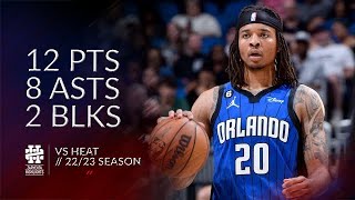 Markelle Fultz 12 pts 8 asts 2 blks vs Heat 22\/23 season