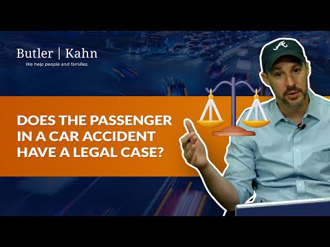 Does the Passenger in a Car Accident have a Legal Case?