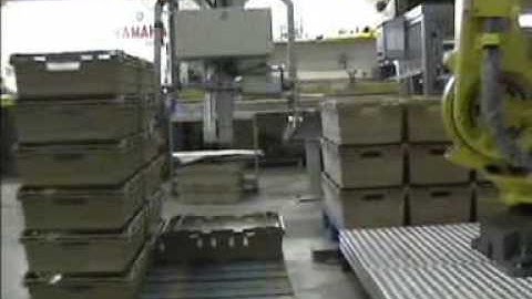 De-Palletising Robot demonstration