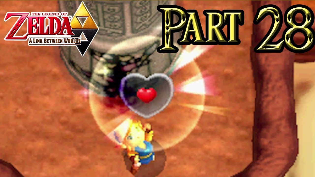 The Legend of Zelda: A Link Between Worlds - Part 28: Treacherous Tower | Finding 100% Hearts!
