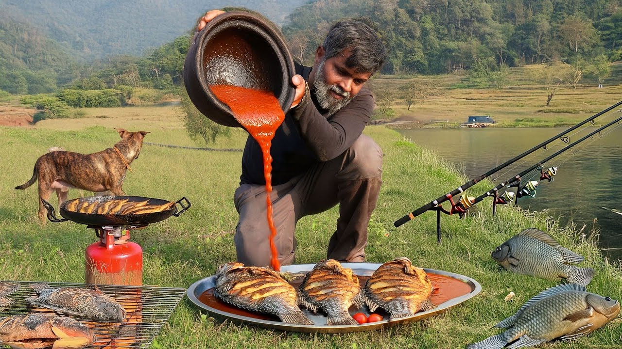 आधी केली धमाल फिशिंग ताजे पकडलेल्या मस्यांची  बनवली दोन भन्नाट आगळी वेगळी रेसिपीस 