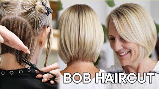 How To Cut A Short Bob Haircut Popular Haircut Tutorial With Easy Cutting Techniques