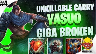 Unkillable Carry Series #4 | TANK YASUO = GIGA BROKEN!| Yasuo Wild Rift Gameplay & Guide