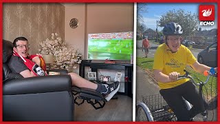 Brain damage survivor embarks on inspirational fundraising challenge to support disabled children