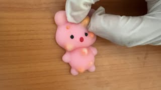 Fun with pimple popping on toy #squishy #fun #pimplepopping #removal #satisfying #fakepimplepopping