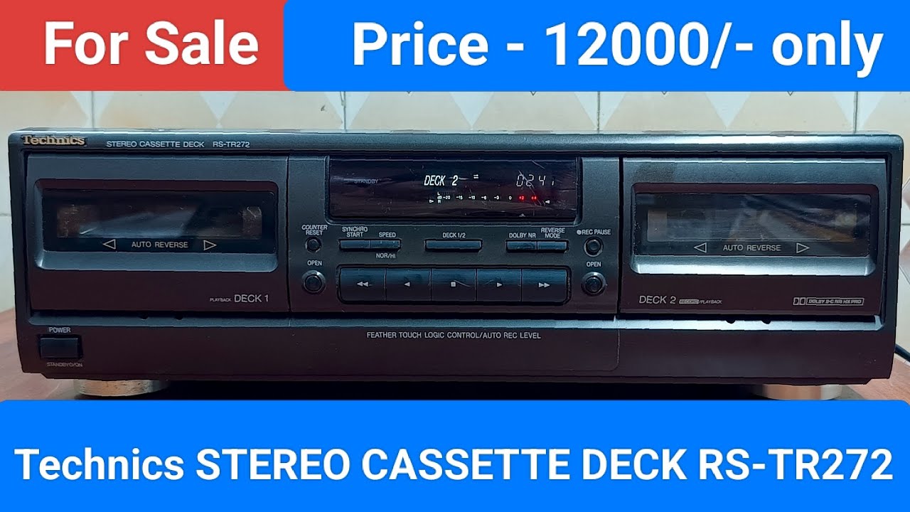 Technics STEREO CASSETTE DECK RS-TR272 Nice Sound Quality Contact number - 8750424840