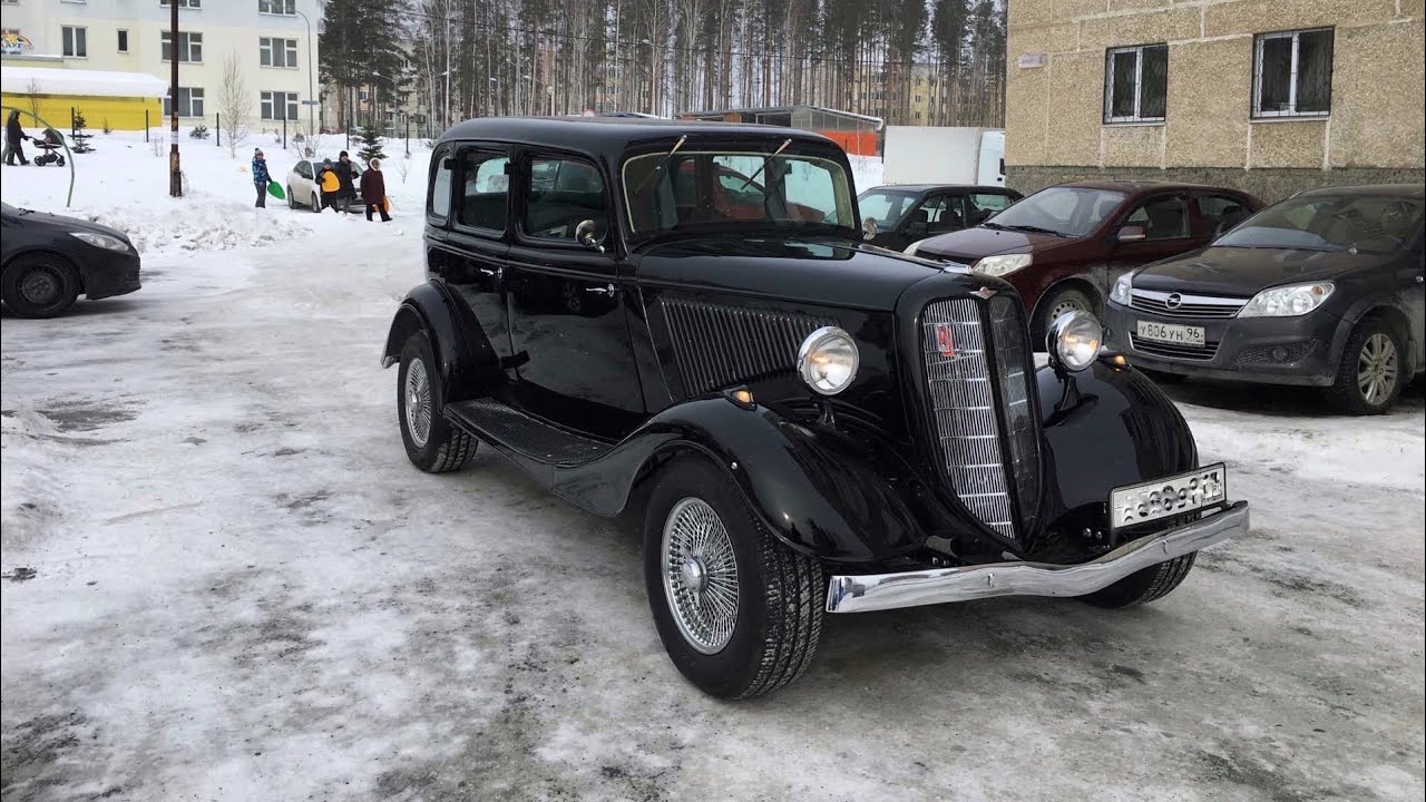 Машина мафии. Чёрный воронок, новая жизнь ГАЗ М-1 39г. - YouTube