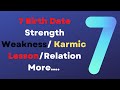Numerology birth date 7, people born on birth date 7. 7 जन्म तारीख वाले लोग -