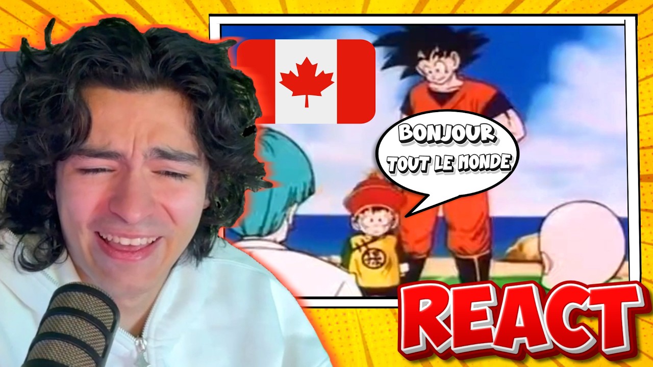 Je RÉAGIS au PIRE doublage QUÉBÉCOIS de Dragon Ball Z !! 😂🐉