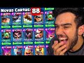 LIBERANDO TODAS AS CARTAS DO CLASH ROYALE DE UMA VEZ SÓ!!