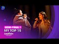 Eurovision 2024: Semi-final 1: MY TOP 15 [After the First Rehearsal]