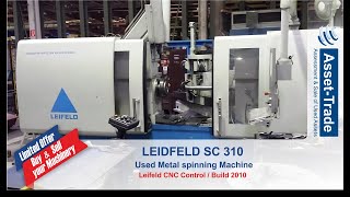 Best Used LEIDFELD SC 310 Metal Spinning Machine from Germany