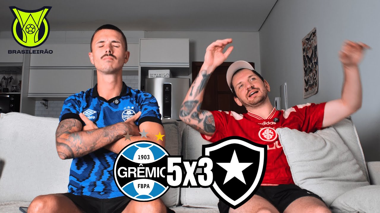 REACT GRENAL - Grêmio 5 x 3 Botafogo - BRASILEIRO 2026