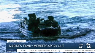 Marines' family members speak out