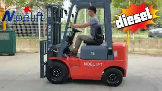 FD18 diesel forklift truck with paper roll lifter construction real estate forklifts by Noelift-Forklift 102 views 5 months ago 30 seconds