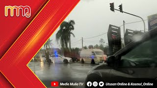 Beri laluan kepada ambulans, tindakan polis tentera ini wajar dipuji