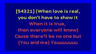 Penny & The Quarters  - You and Me (karaoke)